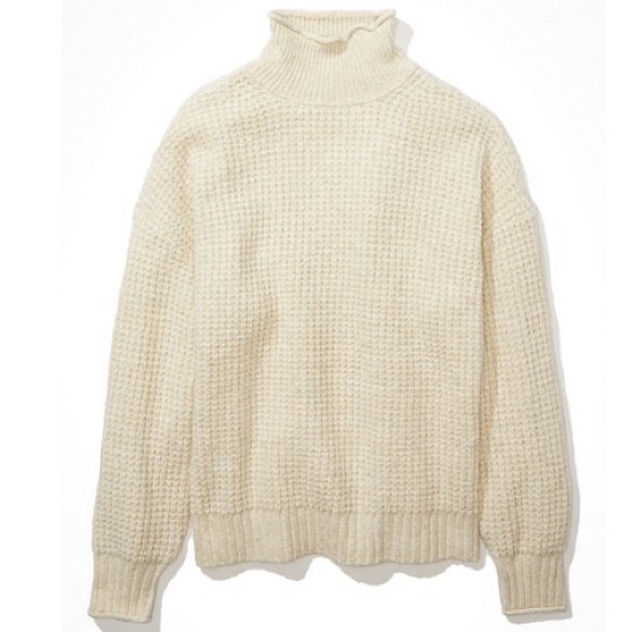 American Eagle Outfitters Sweaters - NWT ✨ American Eagle Balloon Sleeve Mock Neck Sweater